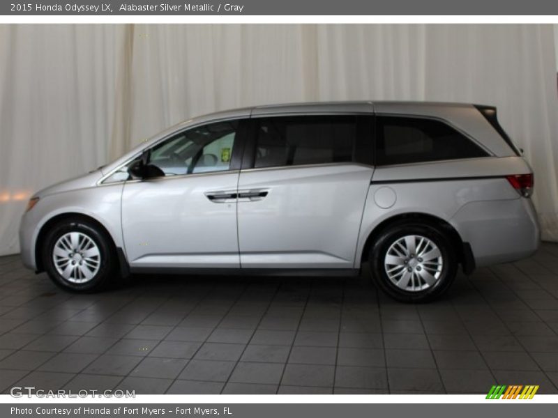 Alabaster Silver Metallic / Gray 2015 Honda Odyssey LX