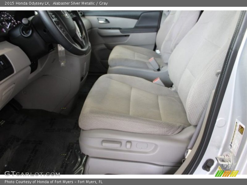 Alabaster Silver Metallic / Gray 2015 Honda Odyssey LX