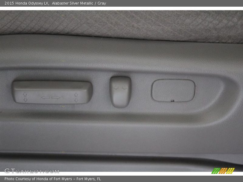 Alabaster Silver Metallic / Gray 2015 Honda Odyssey LX