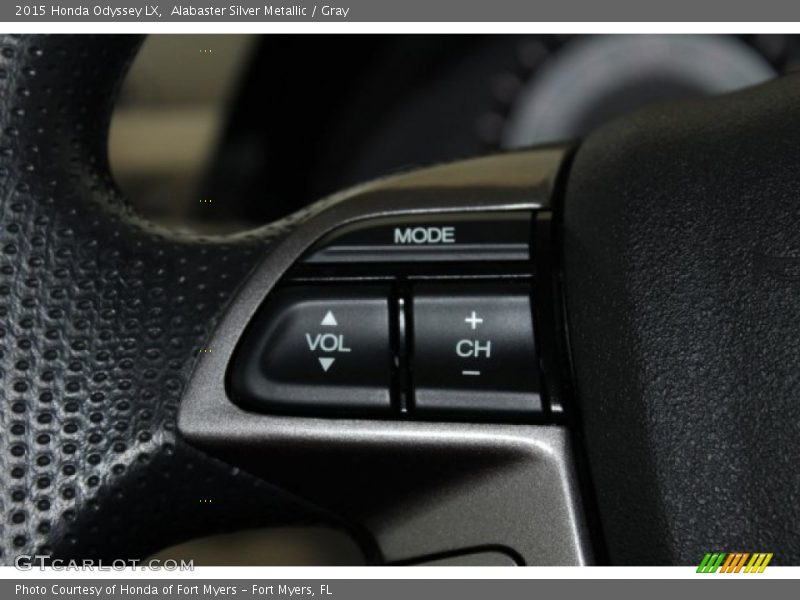 Alabaster Silver Metallic / Gray 2015 Honda Odyssey LX