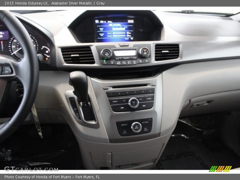 Alabaster Silver Metallic / Gray 2015 Honda Odyssey LX