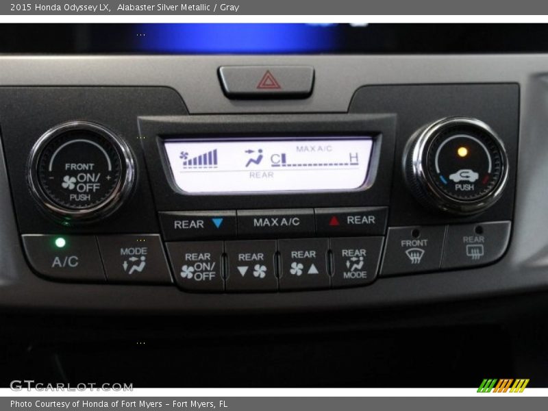 Alabaster Silver Metallic / Gray 2015 Honda Odyssey LX