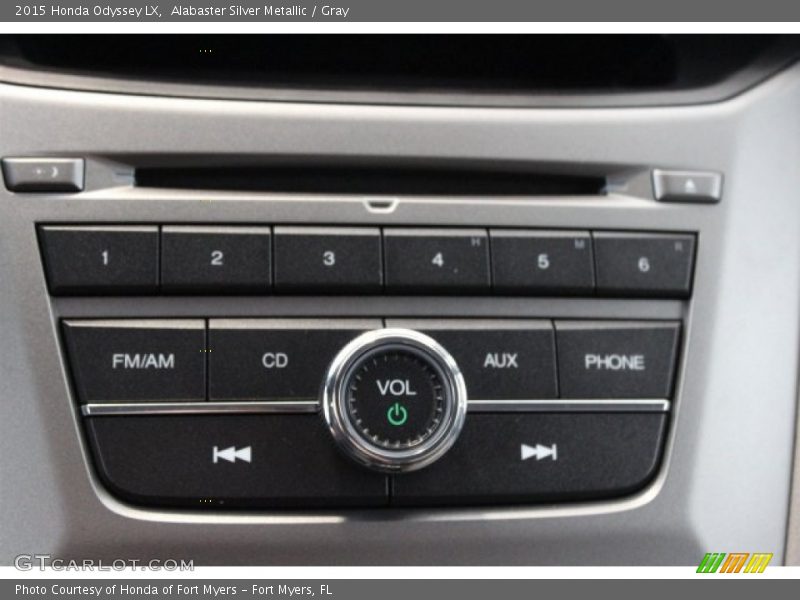 Alabaster Silver Metallic / Gray 2015 Honda Odyssey LX