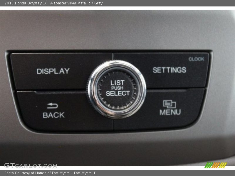 Alabaster Silver Metallic / Gray 2015 Honda Odyssey LX