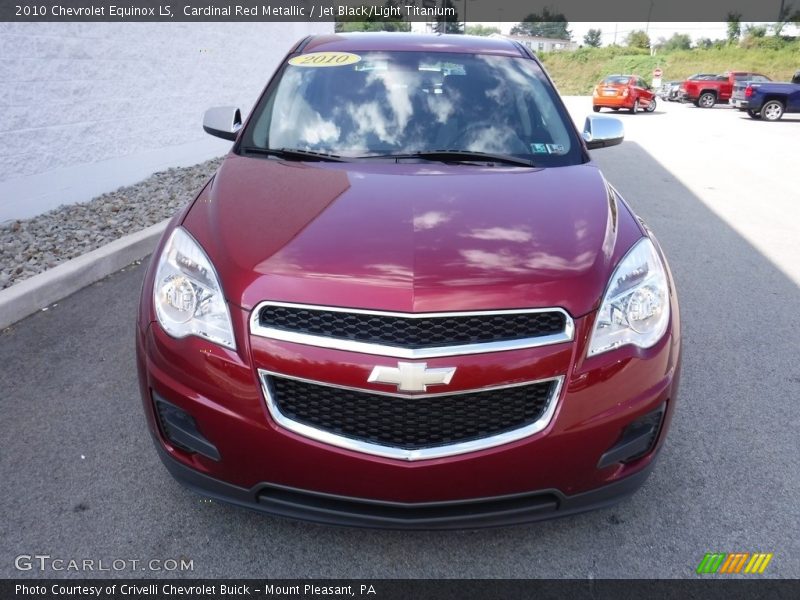 Cardinal Red Metallic / Jet Black/Light Titanium 2010 Chevrolet Equinox LS