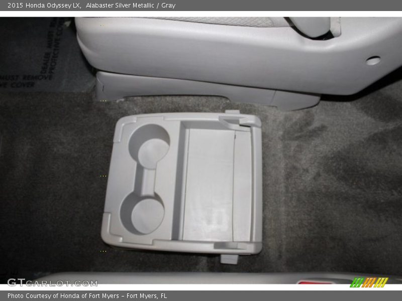 Alabaster Silver Metallic / Gray 2015 Honda Odyssey LX