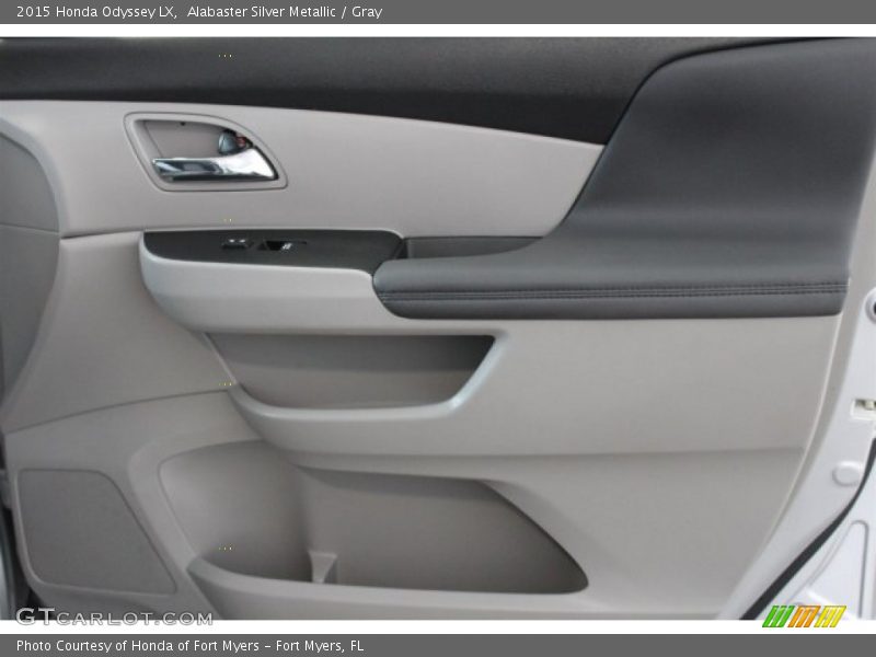 Alabaster Silver Metallic / Gray 2015 Honda Odyssey LX