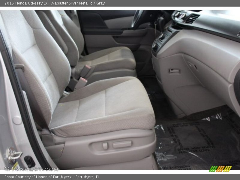 Alabaster Silver Metallic / Gray 2015 Honda Odyssey LX