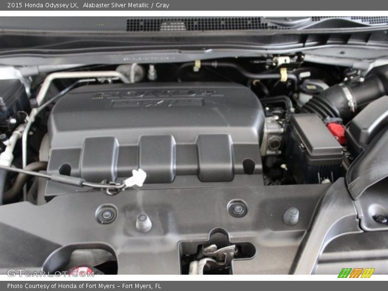 Alabaster Silver Metallic / Gray 2015 Honda Odyssey LX