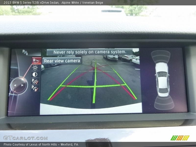 Alpine White / Venetian Beige 2013 BMW 5 Series 528i xDrive Sedan