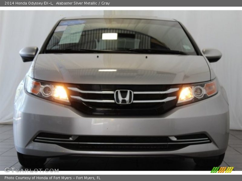 Alabaster Silver Metallic / Gray 2014 Honda Odyssey EX-L