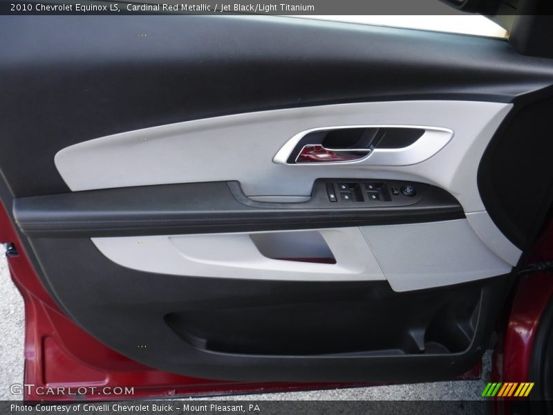 Cardinal Red Metallic / Jet Black/Light Titanium 2010 Chevrolet Equinox LS