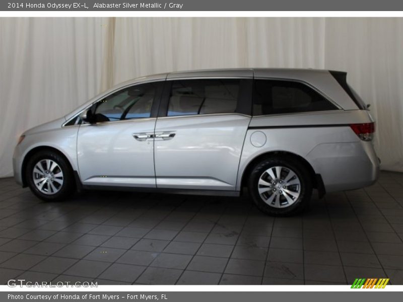 Alabaster Silver Metallic / Gray 2014 Honda Odyssey EX-L