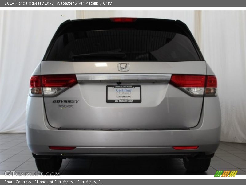 Alabaster Silver Metallic / Gray 2014 Honda Odyssey EX-L