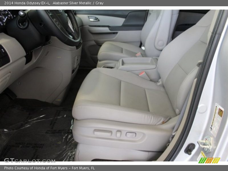 Alabaster Silver Metallic / Gray 2014 Honda Odyssey EX-L