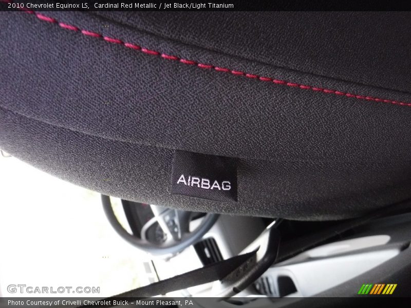 Cardinal Red Metallic / Jet Black/Light Titanium 2010 Chevrolet Equinox LS