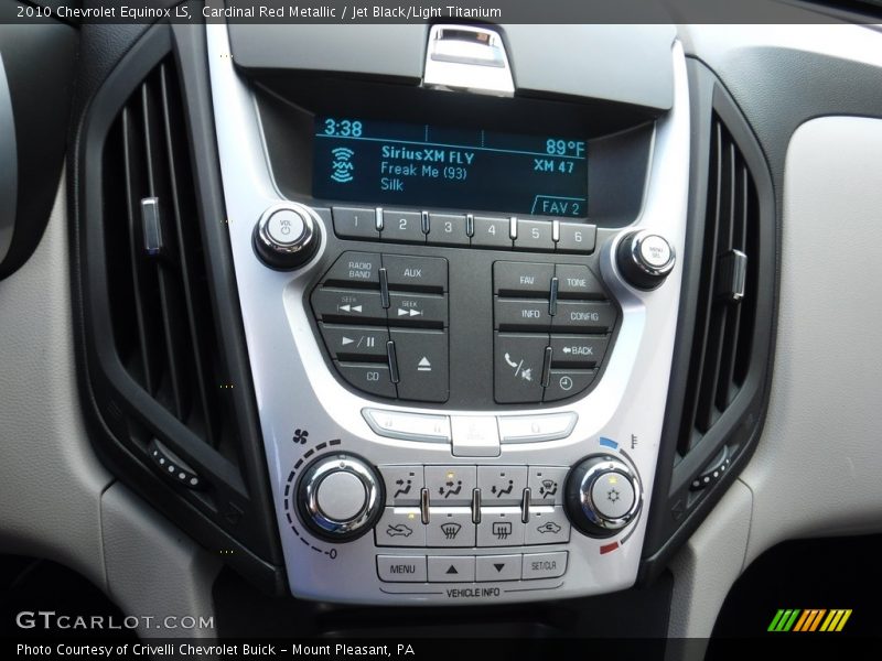 Cardinal Red Metallic / Jet Black/Light Titanium 2010 Chevrolet Equinox LS