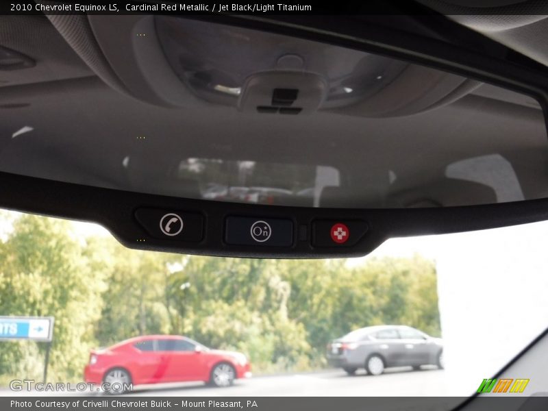 Cardinal Red Metallic / Jet Black/Light Titanium 2010 Chevrolet Equinox LS