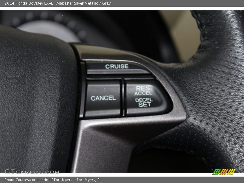 Alabaster Silver Metallic / Gray 2014 Honda Odyssey EX-L