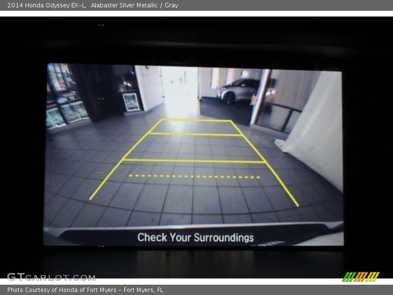 Alabaster Silver Metallic / Gray 2014 Honda Odyssey EX-L