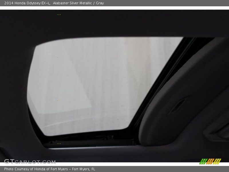 Alabaster Silver Metallic / Gray 2014 Honda Odyssey EX-L