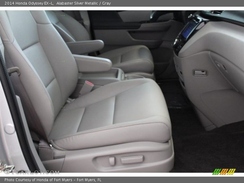 Alabaster Silver Metallic / Gray 2014 Honda Odyssey EX-L