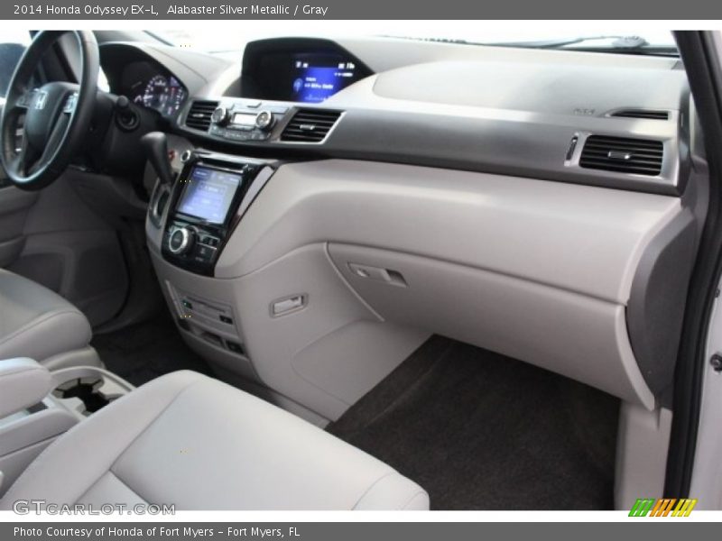 Alabaster Silver Metallic / Gray 2014 Honda Odyssey EX-L