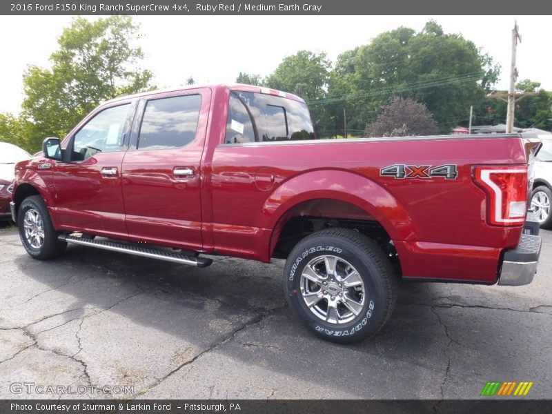 Ruby Red / Medium Earth Gray 2016 Ford F150 King Ranch SuperCrew 4x4