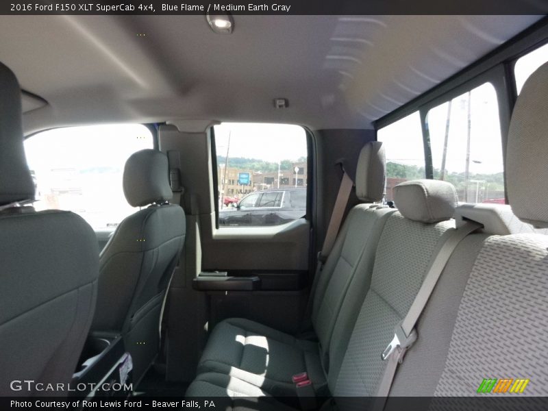 Blue Flame / Medium Earth Gray 2016 Ford F150 XLT SuperCab 4x4