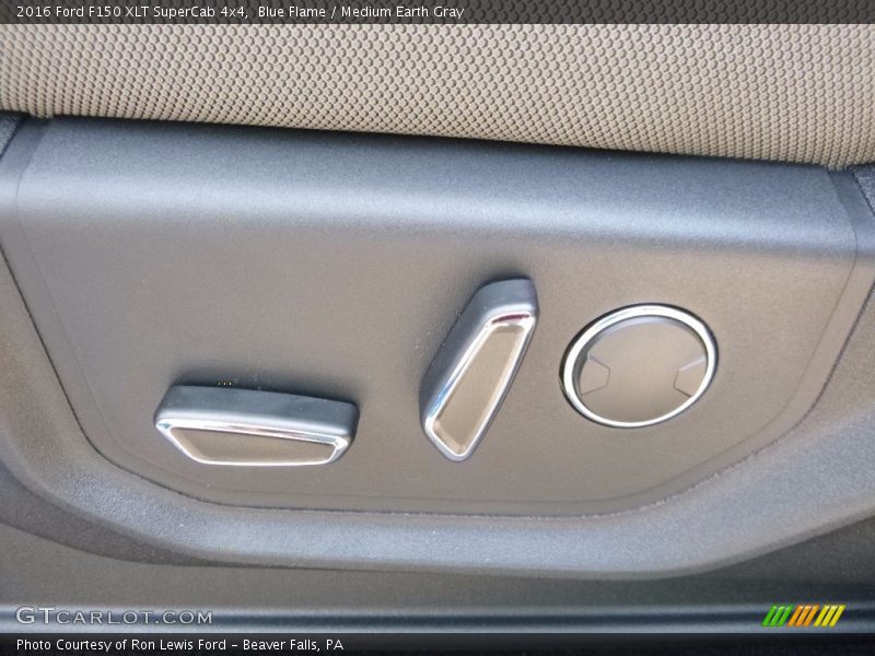 Blue Flame / Medium Earth Gray 2016 Ford F150 XLT SuperCab 4x4