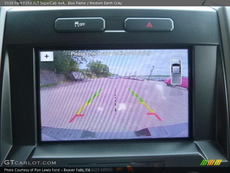 Blue Flame / Medium Earth Gray 2016 Ford F150 XLT SuperCab 4x4
