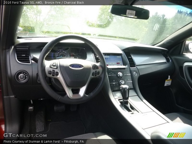 Bronze Fire / Charcoal Black 2016 Ford Taurus SEL AWD