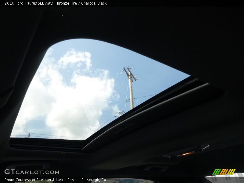 Bronze Fire / Charcoal Black 2016 Ford Taurus SEL AWD