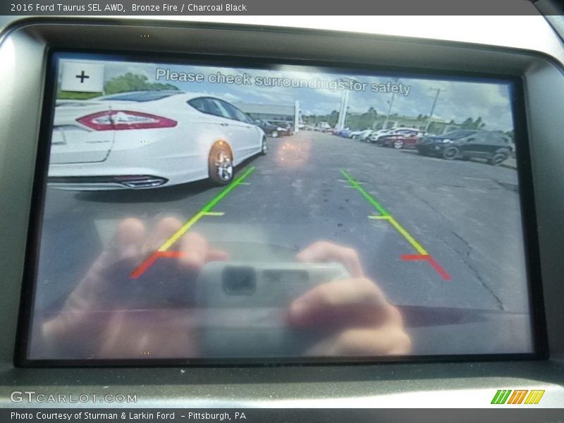 Bronze Fire / Charcoal Black 2016 Ford Taurus SEL AWD