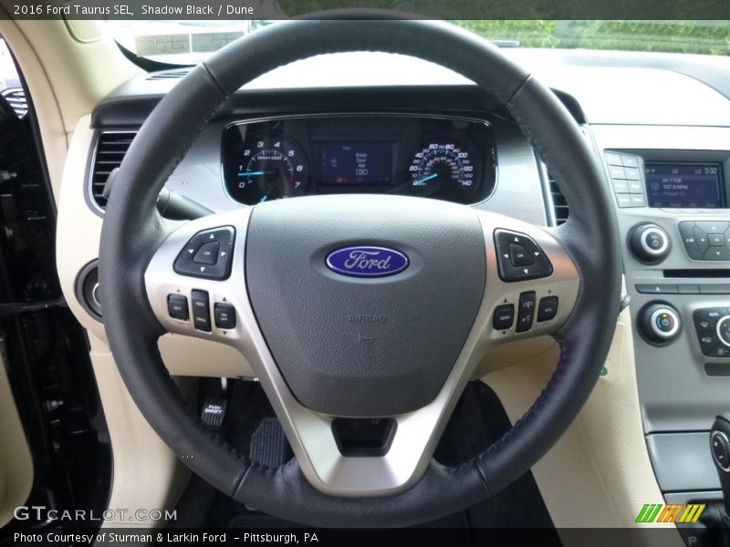 Shadow Black / Dune 2016 Ford Taurus SEL