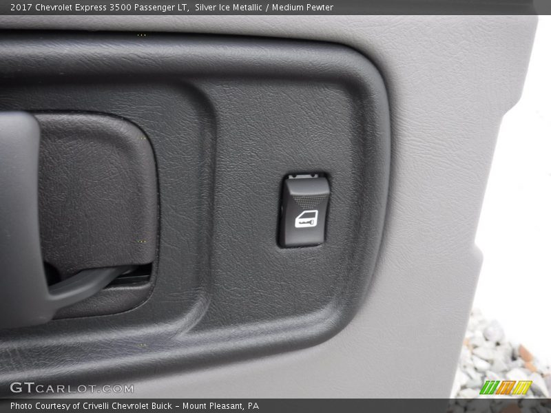 Silver Ice Metallic / Medium Pewter 2017 Chevrolet Express 3500 Passenger LT