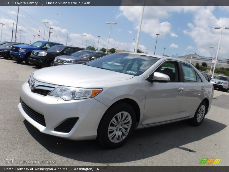 Classic Silver Metallic / Ash 2012 Toyota Camry LE