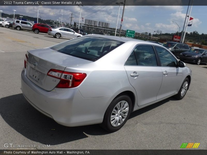 Classic Silver Metallic / Ash 2012 Toyota Camry LE