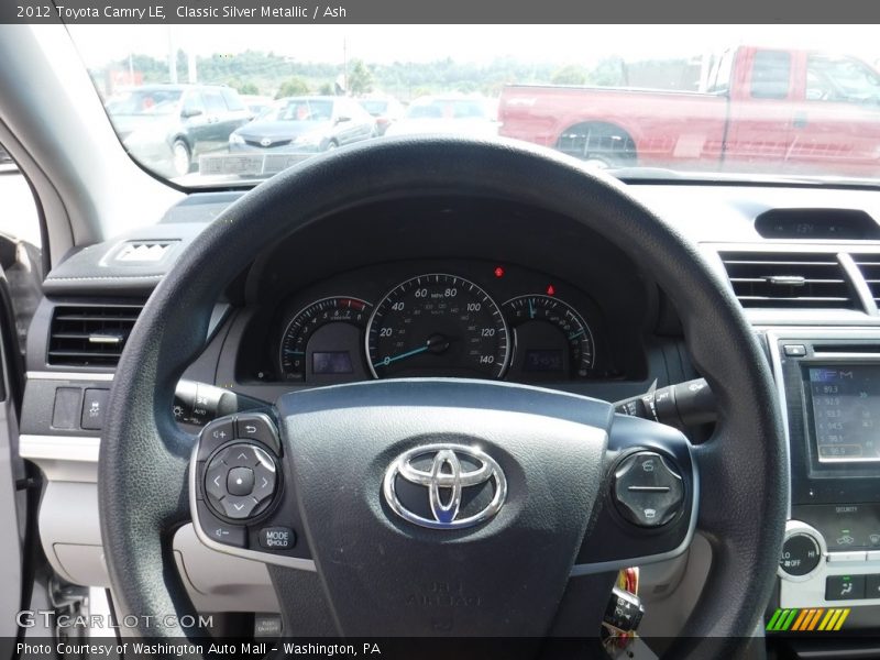 Classic Silver Metallic / Ash 2012 Toyota Camry LE