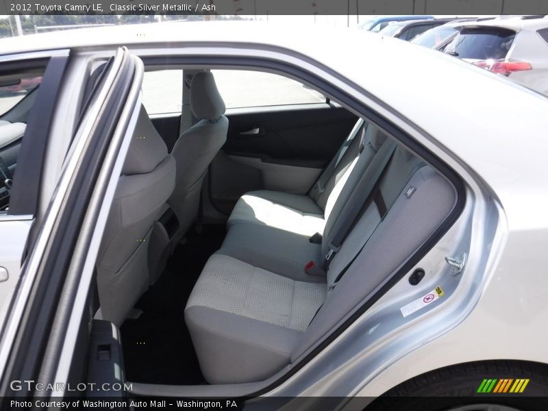 Classic Silver Metallic / Ash 2012 Toyota Camry LE