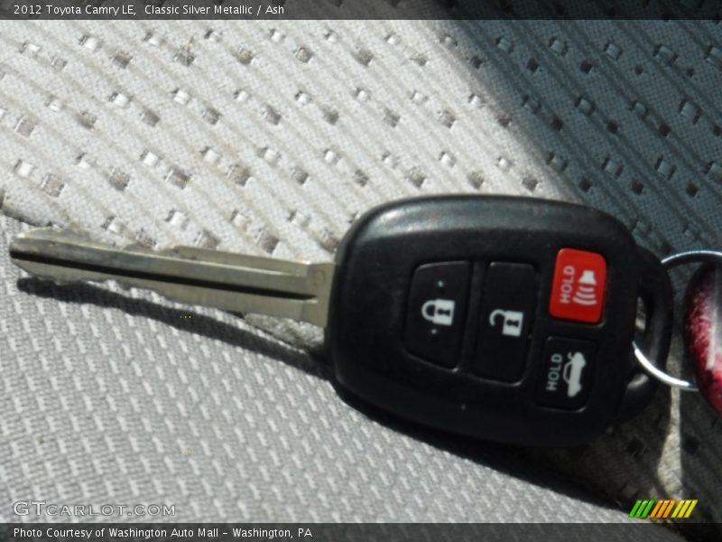 Classic Silver Metallic / Ash 2012 Toyota Camry LE
