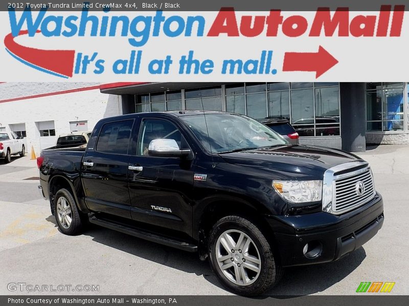 Black / Black 2012 Toyota Tundra Limited CrewMax 4x4