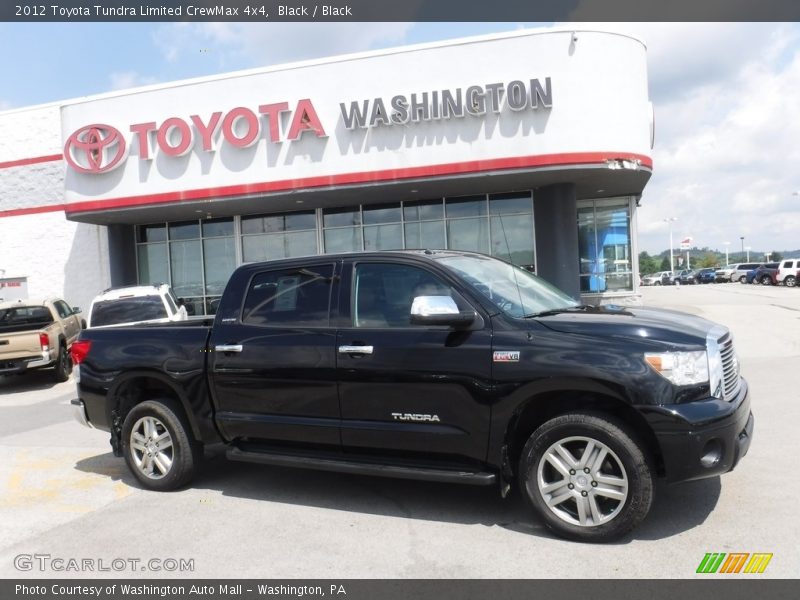 Black / Black 2012 Toyota Tundra Limited CrewMax 4x4