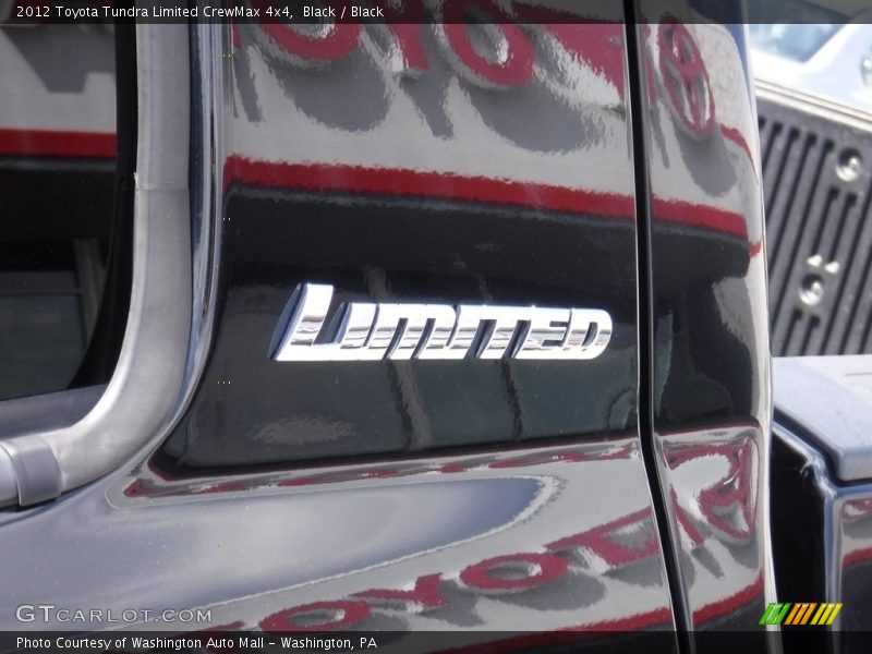 Black / Black 2012 Toyota Tundra Limited CrewMax 4x4