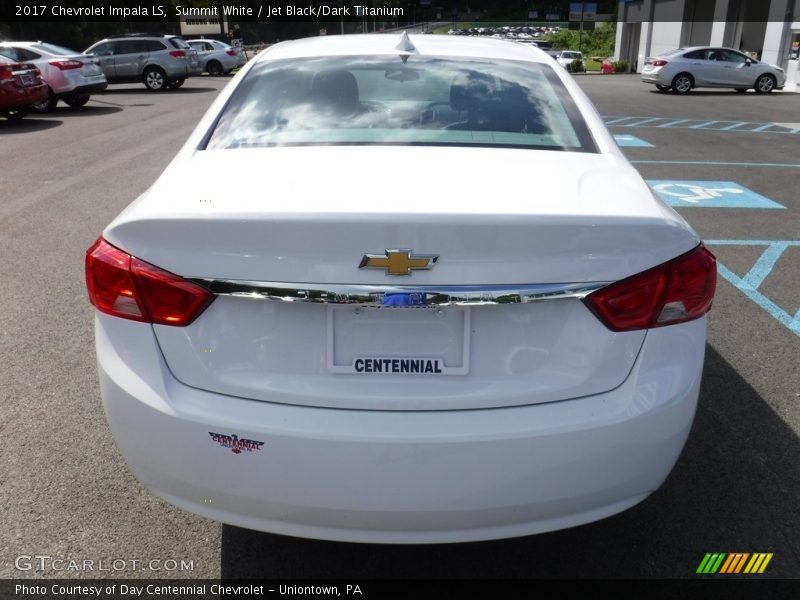 Summit White / Jet Black/Dark Titanium 2017 Chevrolet Impala LS