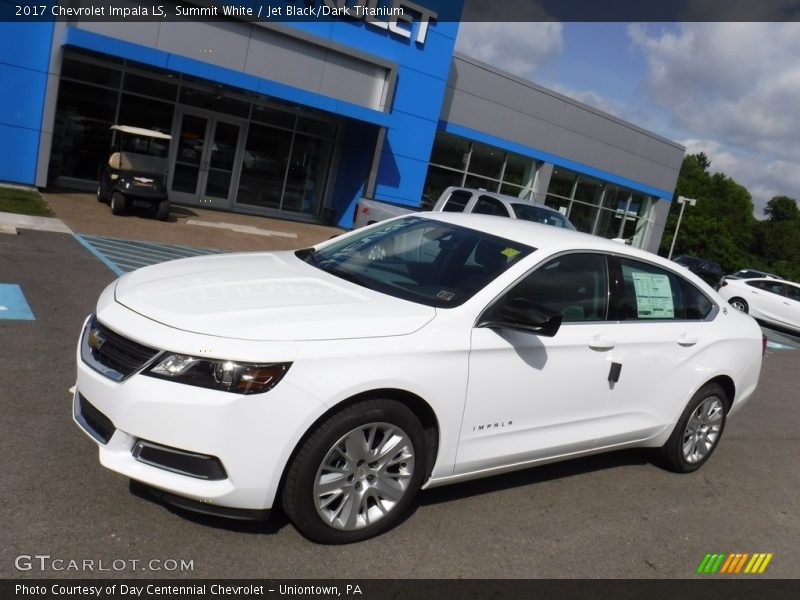 Summit White / Jet Black/Dark Titanium 2017 Chevrolet Impala LS