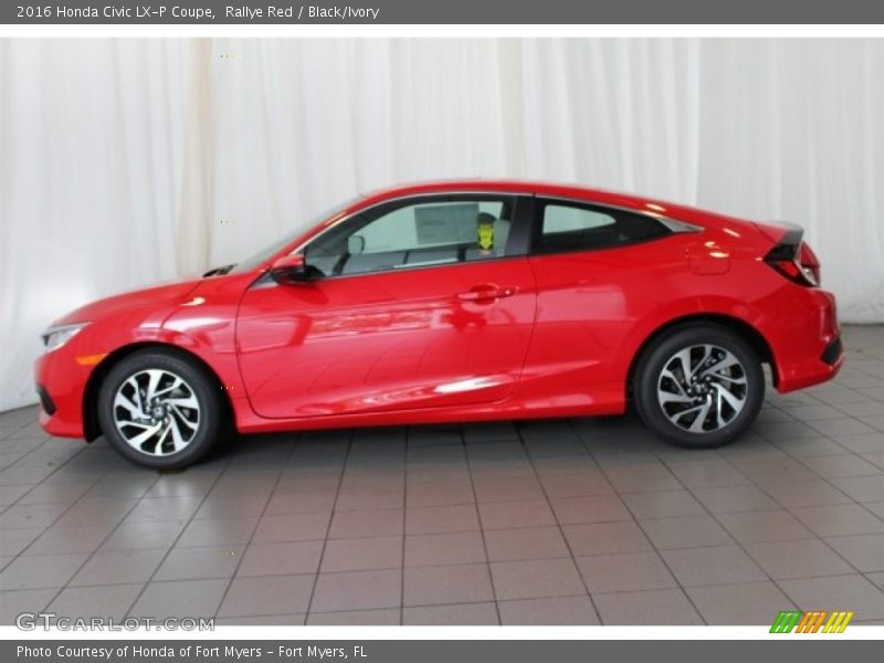 2016 Civic LX-P Coupe Rallye Red