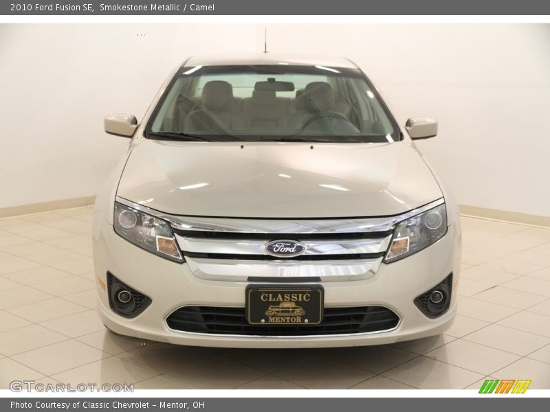 Smokestone Metallic / Camel 2010 Ford Fusion SE