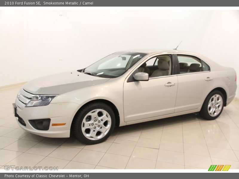 Smokestone Metallic / Camel 2010 Ford Fusion SE