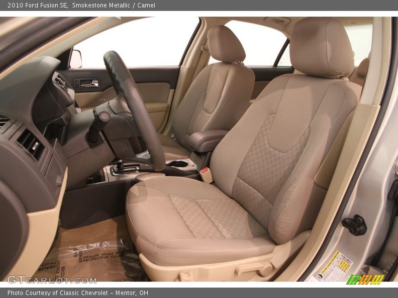 Smokestone Metallic / Camel 2010 Ford Fusion SE